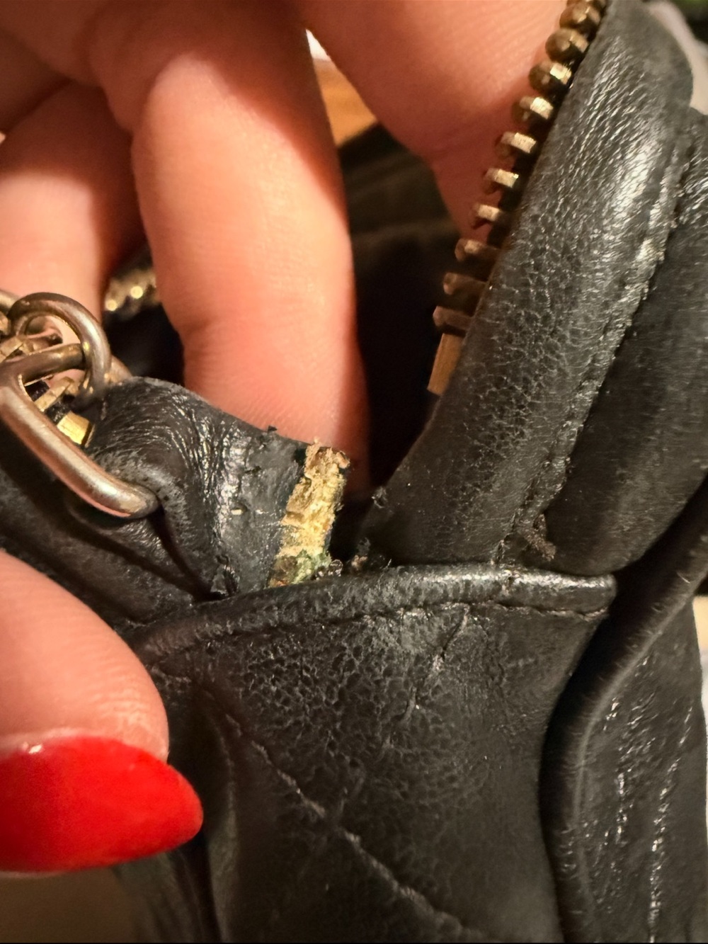 Vintage Chanel Black Quilted Shoulder Bag - Picture 13 of 13